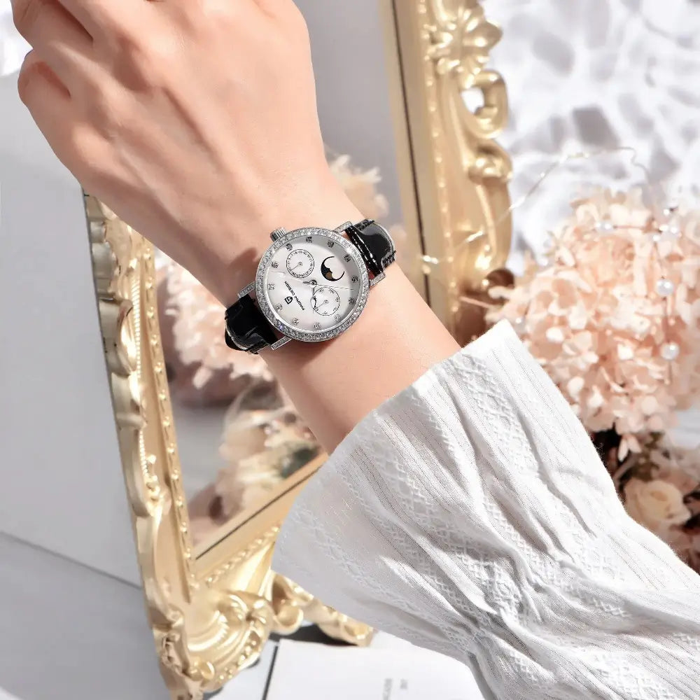 Montre femme luxe quartz japonais Epson VX3HA haute précision