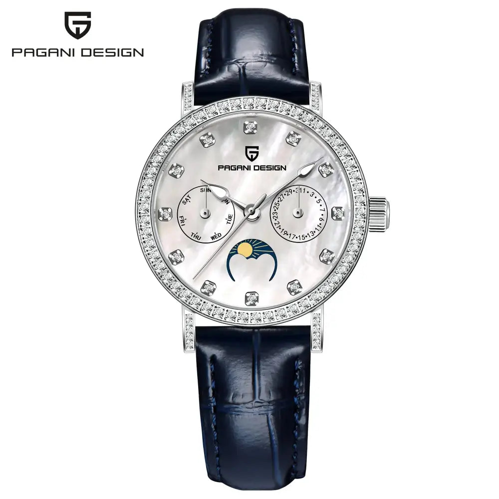 Montre femme sophistiquée avec bracelet cuir confortable