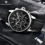 montre Prestige Héritage homme verre saphir AR bracelet nylon style business casual