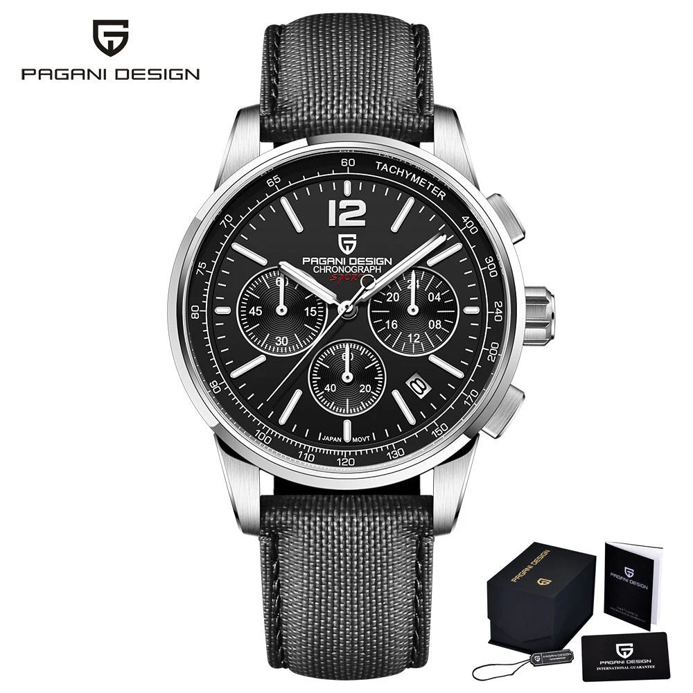 Montre sportive chic avec verre saphir AR anti-rayures