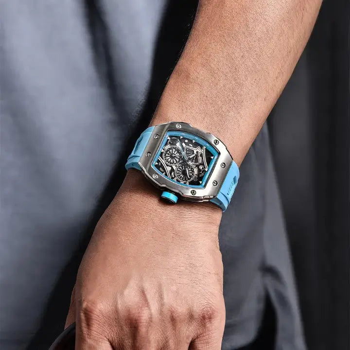 Montre tonneau homme