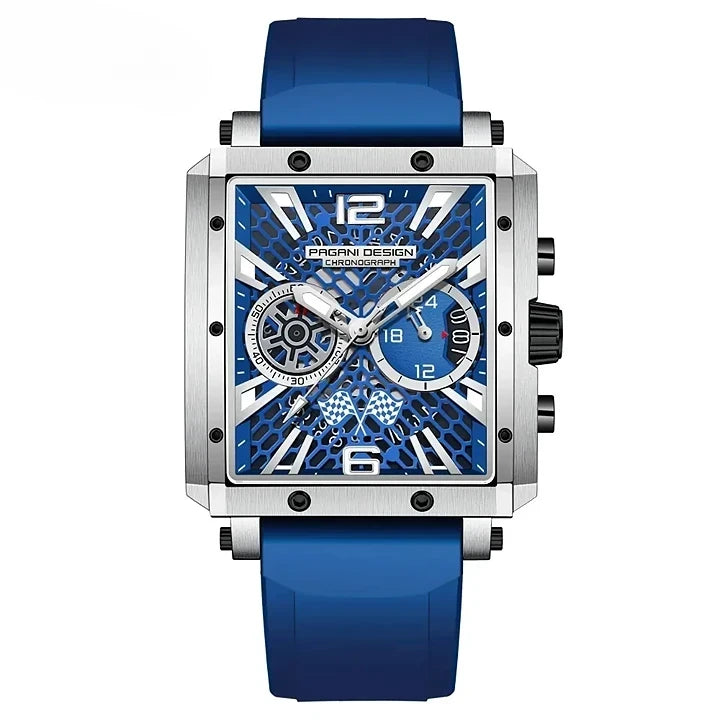 montre homme boîtier rectangulaire