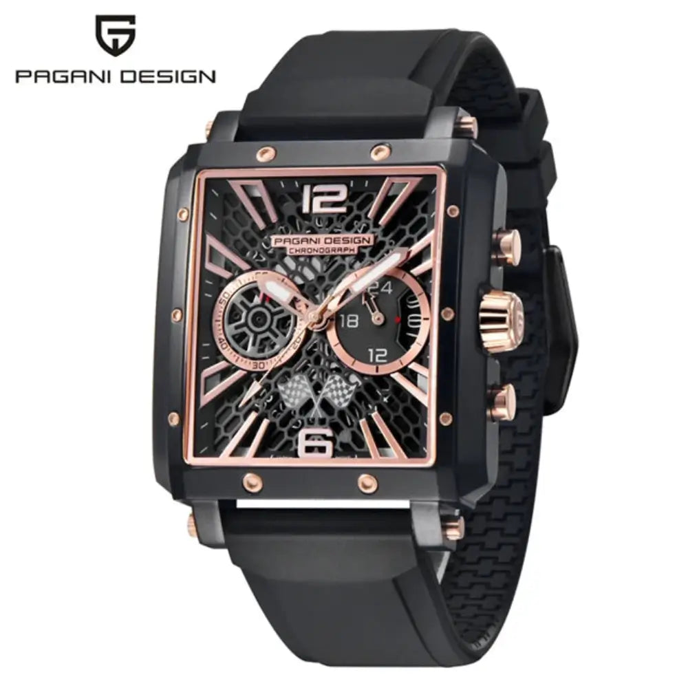 Montre sportive élégante avec verre saphir anti-rayures