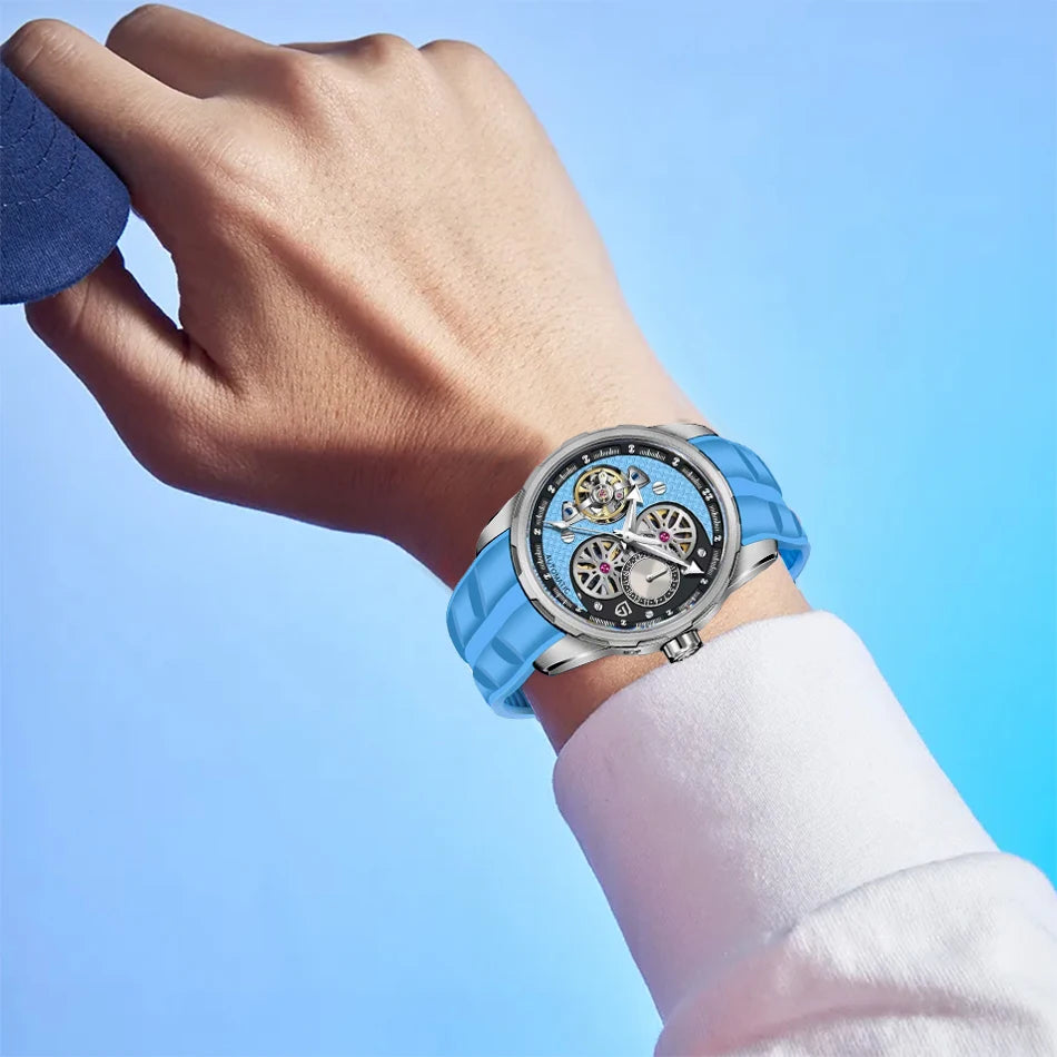 Montre homme complication tourbillon

