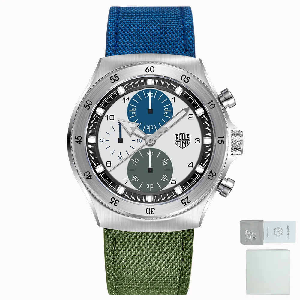 montre quartz chronographe homme