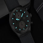 Montre homme sportive élégante avec chronographe intégré